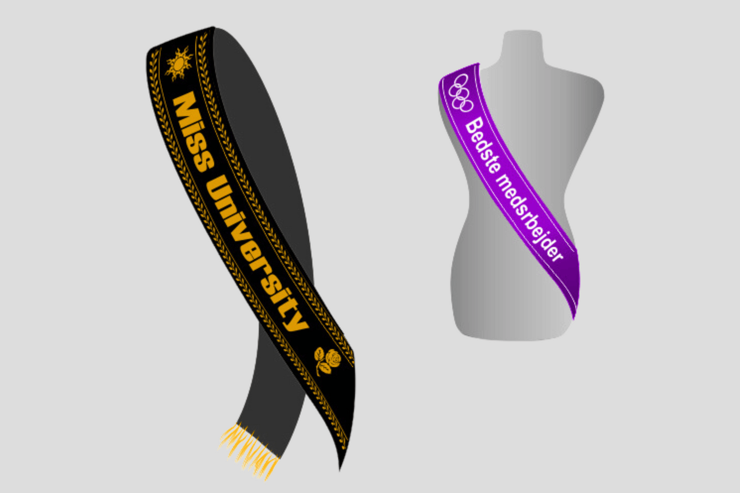 Sashes with Print - Inquiry Ribbon JM Band EU