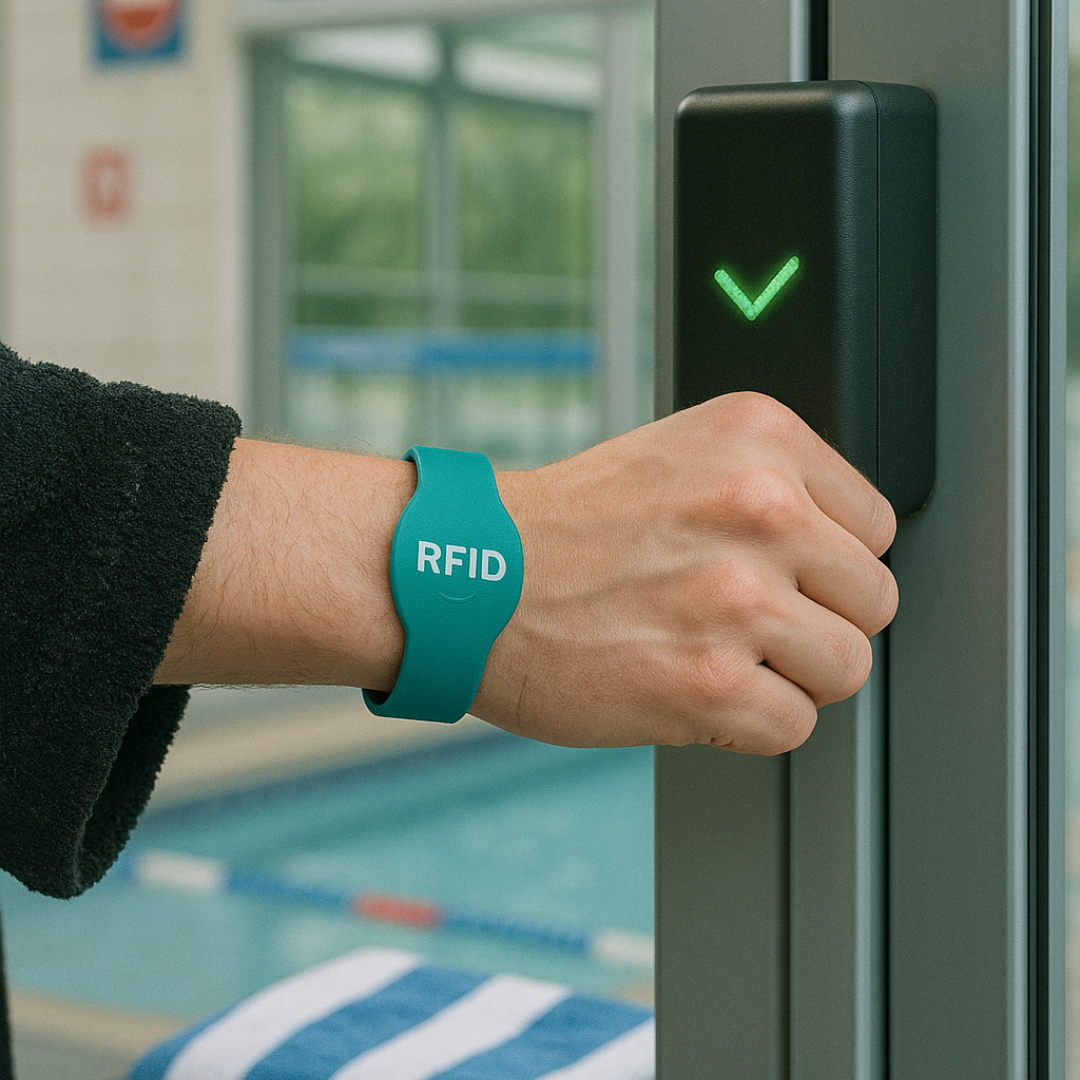 RFID Silicone Wristbands with Fudan FM 1108