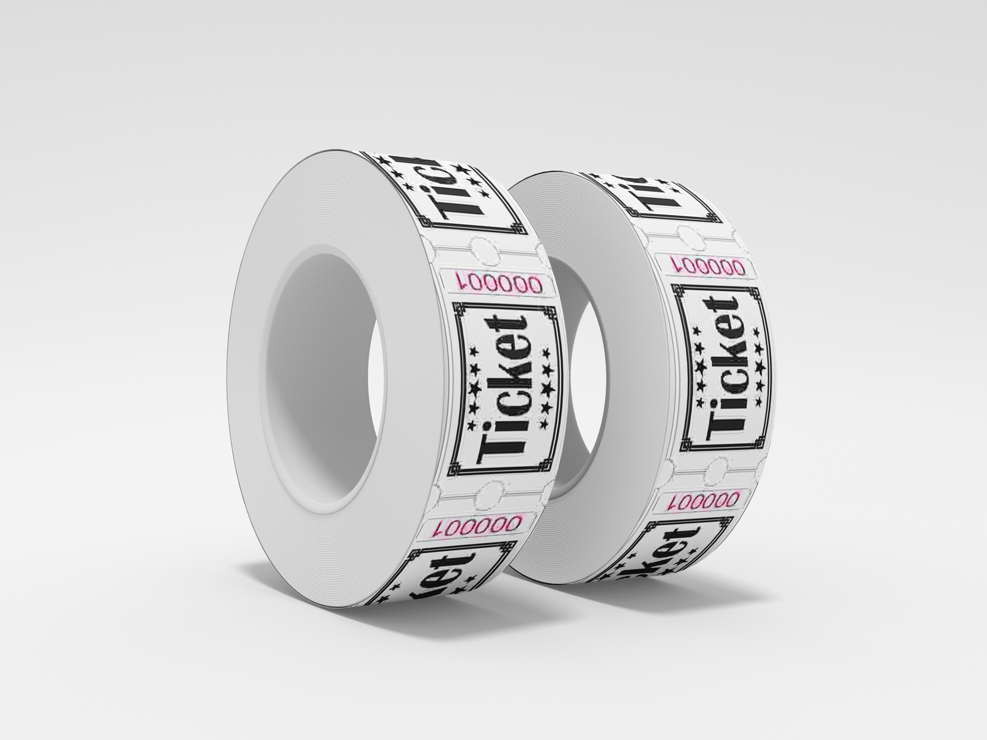 Admission Tickets Roll 1000 X 1 Tickets JM Band® 1 White