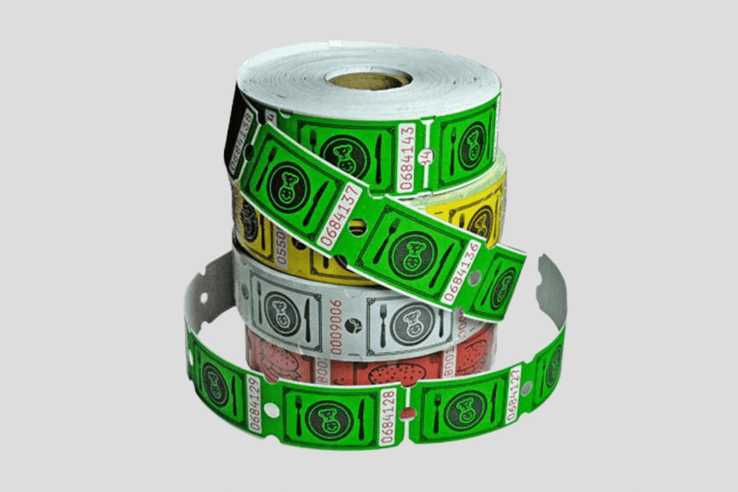 Food Tickets Roll 1000 X 1 Tickets JM Band EU