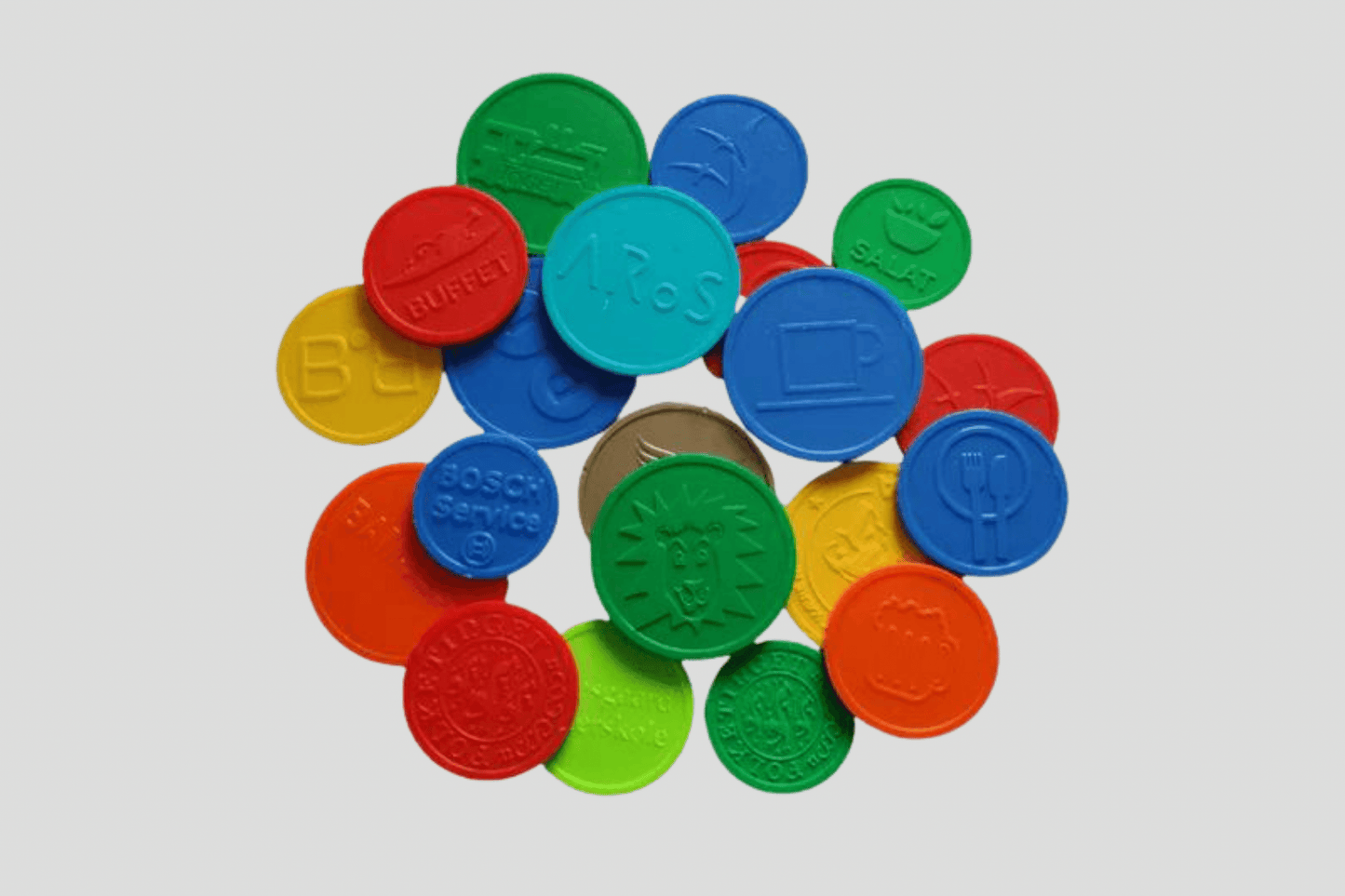 Embossed Plastic Tokens Tokens JM Band®