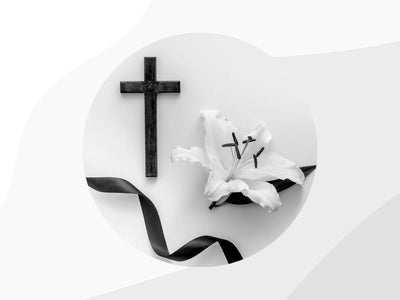 What should you write on a funeral bouquet?