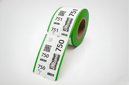 3-częściowe bilety do szatni z nadrukiem