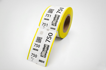 3-częściowe bilety do szatni z nadrukiem