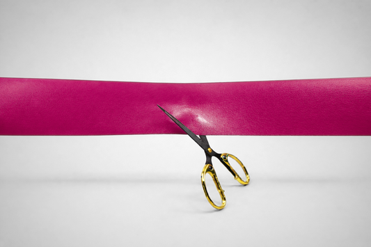 Kolorowe wstążki inauguracyjne bez nadruku