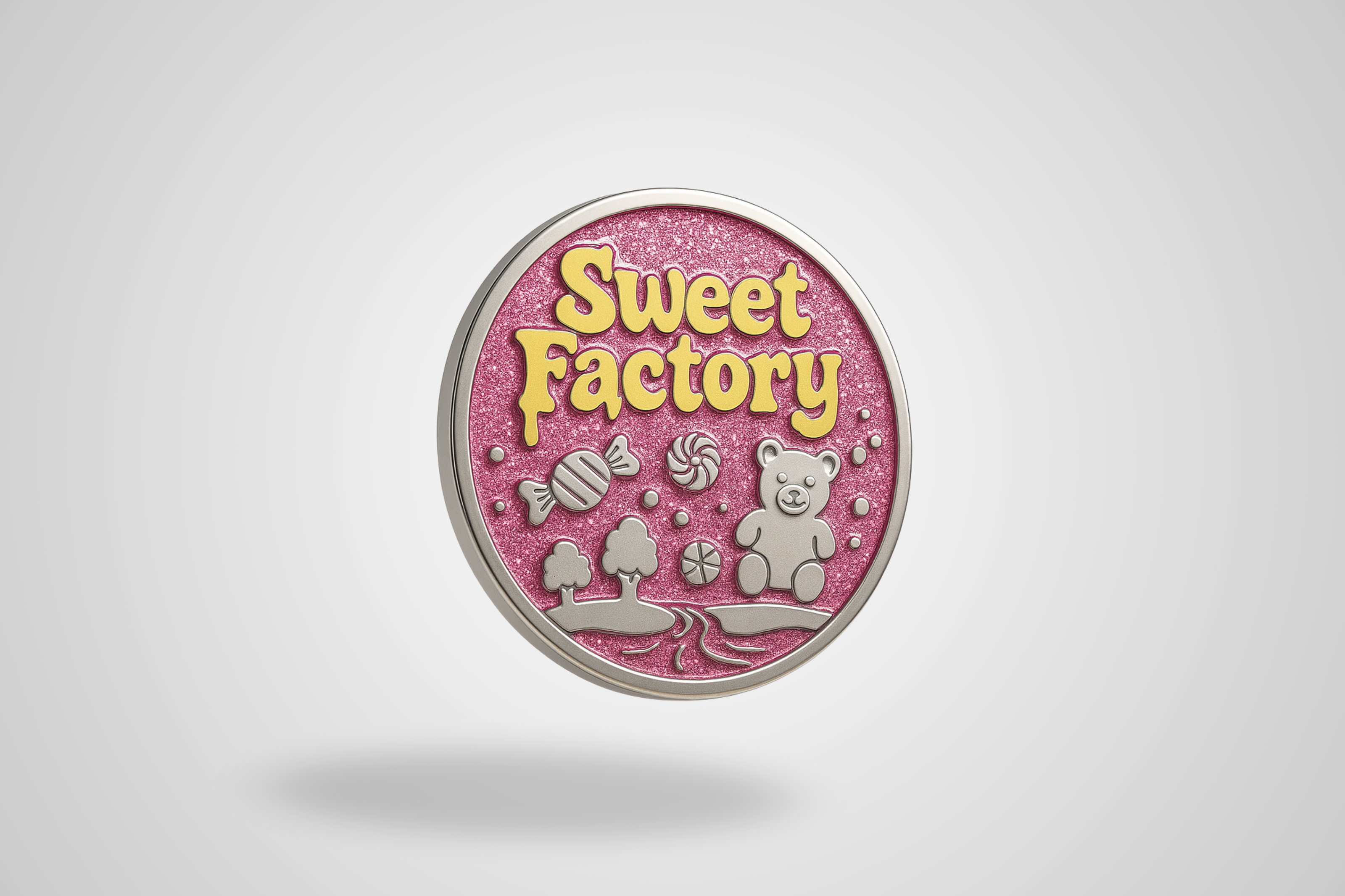 A photo of Glitter Tokens from JM Band®. Purchase tokens in high quality here.