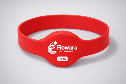 Silikonowa opaska na nadgarstek NFC model JM02 z indywidualnym nadrukiem od JM Band®.