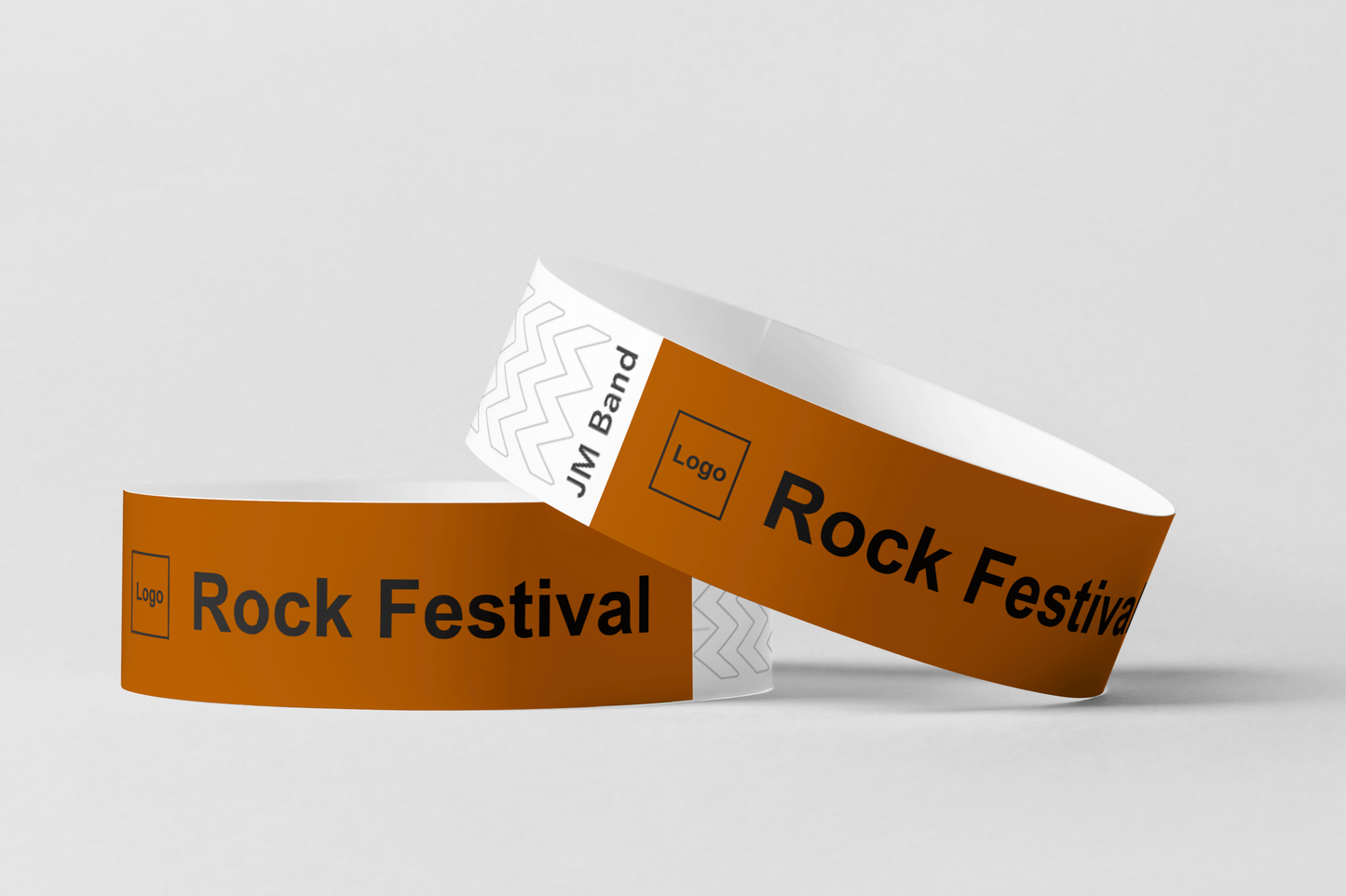 Printed paper wristbands