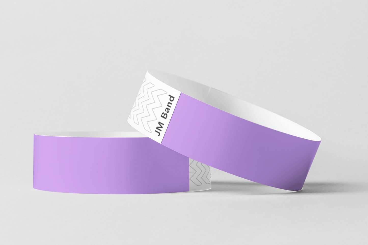 Paper wristband without print