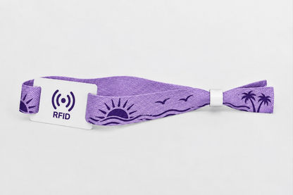 Opaski na nadgarstek z tkaniny bambusowej RFID z nadrukiem