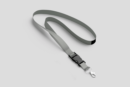 Plain Lanyards Lanyards JM Band EU 1 Gray 