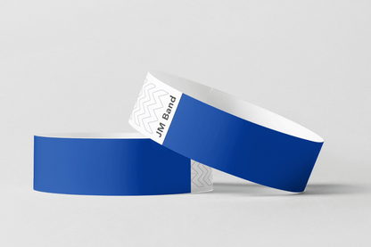 Paper Wristbands -  Plain Stock Paper wristbands JM Band EU 10 Dark Blue 